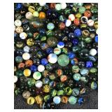 Large Lot of Collectible Marbles - Some Glow Green with a Blacklight