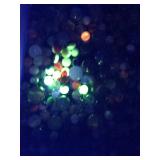 Large Lot of Collectible Marbles - Some Glow Green with a Blacklight