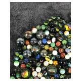 Large Lot of Collectible Marbles - Some Glow Green with a Blacklight