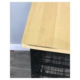 3 Tier Wire Basket Storage Cart on Wheels