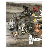 Large Lot of Hardware - Hinges - Cabinet Handles and More