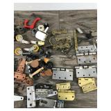 Large Lot of Hardware - Hinges - Cabinet Handles and More