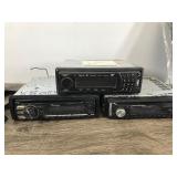 3 - Car Radios with Accessories - 2 Pioneer and 1 VR3