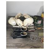 Lot of Collectibles & More - Ansco Camera - Jon-E Hand Warmers - Old Film Weimet - Oiler - Baseballs  - Jewelry -  Honda Repair Handbook & More