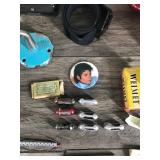 Lot of Collectibles & More - Ansco Camera - Jon-E Hand Warmers - Old Film Weimet - Oiler - Baseballs  - Jewelry -  Honda Repair Handbook & More