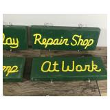 Cabin Doubled Wood Hanging Signs - see description for more info