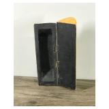 Vintage Hand Carved Wood Crescent Moon Box