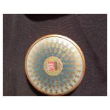 2 Vintage powder compacts and pill box