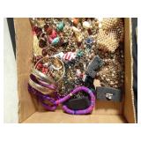 Flat of jewelry including Sterling silver and Arlo Artwork and Black Hills Gold necklace