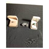 Sterling silver ring, High school class ring, and a bicycle trinket box with bicycle necklace and earrings