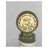 Vintage Jim Beam Distilleries Behold the Angler Decanter National Fresh Water Fishing Hall of Fame  - Bass