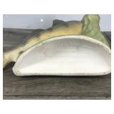 Vintage Jim Beam Kentucky Bourbon Whiskey Walleye Decanter