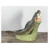 Vintage Jim Beam Kentucky Bourbon Whiskey Walleye Decanter