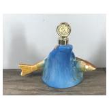 VINTAGE 1977 JIM BEAM WALLEYE HALL OF FAME WHISKEY DECANTER