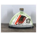 Vintage Jim Beam Harolds Club Whiskey Bottle Decanter 1969 PA Stamp