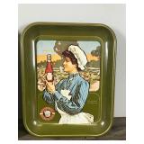 Collectible Coca Cola & Heinz Ketchup Metal TV Trays
