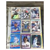 Binder Full of Collectible Sports Cards - Baseball - Football & Basketball