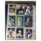 Binder Full of Collectible Sports Cards - Baseball - Football & Basketball