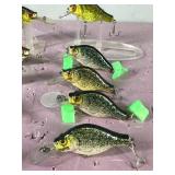 Lot of 10 Bagley Small Fry Fishing Lures