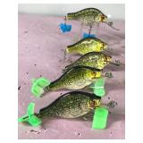 Lot of 10 Bagley Small Fry Fishing Lures