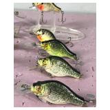 Lot of 10 Bagley Small Fry Fishing Lures