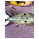 Lot of 10 Collectible Fishing Lures - Some are Wood - See description for more info