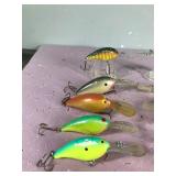 Lot of 10 Norman Fishing Lures