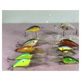 Lot of 10 Norman Fishing Lures