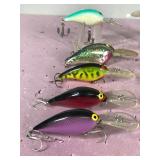 Lot of 10 Norman Fishing Lures