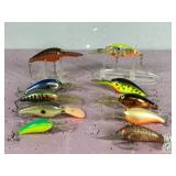 Lot of 10 Norman Fishing Lures