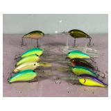 Lot of 10 Norman Fishing Lures