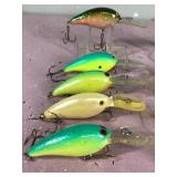 Lot of 10 Norman Fishing Lures