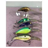Lot of 10 Norman Fishing Lures