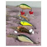 Lot of 10 Norman Fishing Lures