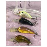 Lot of 10 Norman Fishing Lures