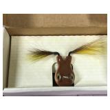 2 - Collectible Fred Arbogast Messinger Bucktail Frogs in Box