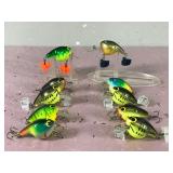 Lot of 10 Fat Cat Bagley Fishing Lures