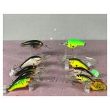 Lot of 10 Bagley Fishing Lures
