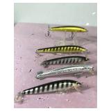 Lot of 10 Bagley Fishing Lures