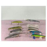 Lot of 10 Bagley Fishing Lures