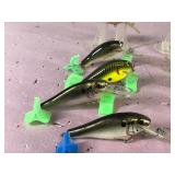 Lot of 10 Bagley Fishing Lures