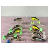 Lot of 10 Bagley Fishing Lures