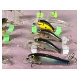 Lot of 10 Bagley Fishing Lures
