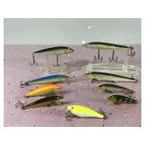Lot of 9 Rapala Fishing Lures
