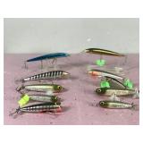 Lot of 10 Bagley Fishing Lures