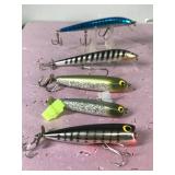 Lot of 10 Bagley Fishing Lures