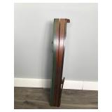 Wall Hanging Battery Operated Wooden Ship Clock that Opens up for Hanging Keys