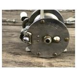 Lot of 10 Metal Fish Stringers & 1 Pflueger Akron No. 1894 Fishing Reel