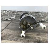 Lot of 10 Metal Fish Stringers & 1 Pflueger Akron No. 1894 Fishing Reel