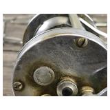 Lot of 10 Metal Fish Stringers & 1 Pflueger Akron No. 1894 Fishing Reel